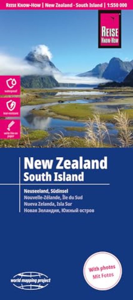 New Zealand, South Island Map