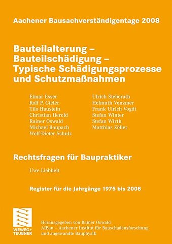 Aachener Bausachverständigentage 2008