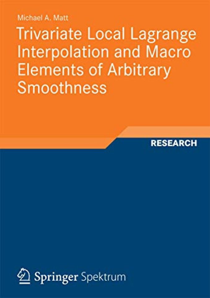 Trivariate Local Lagrange Interpolation and Macro Elements of Arbitrary Smoothness