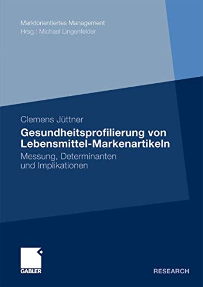 Gesundheitsprofilierung von Lebensmittel-Markenartikeln
