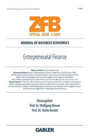 Entrepreneurial Finance