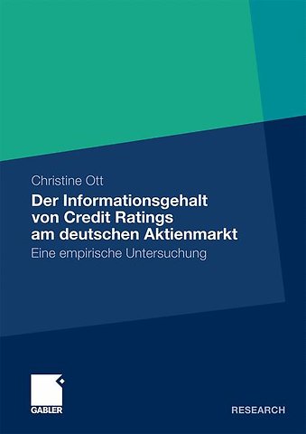 Der Informationsgehalt von Credit Ratings am deutschen Aktienmarkt