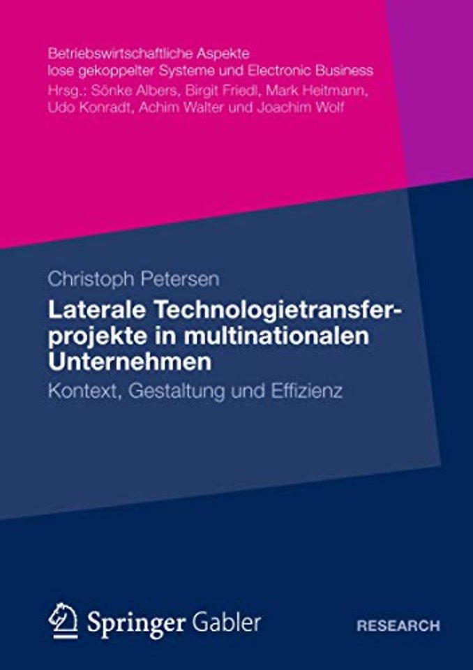 Laterale Technologietransferprojekte in multinationalen Unternehmen