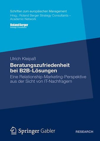 Beratungszufriedenheit bei B2B-Lösungen