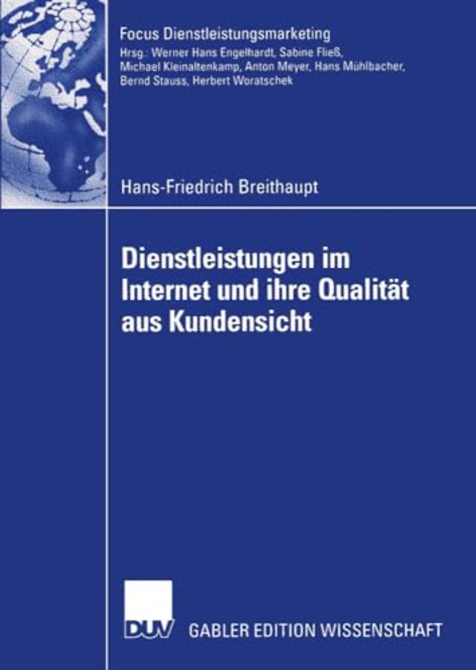 Dienstleistungen im Internet und ihre Qualität aus Kundensicht
