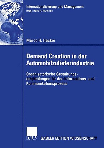 Demand Creation in der Automobilzulieferindustrie
