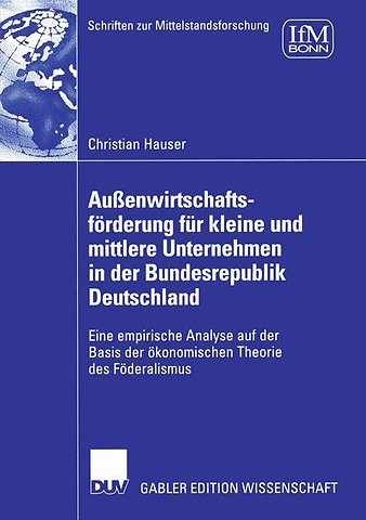 Außenwirtschaftsförderung für kleine und mittlere Unternehmen in der Bundesrepublik Deutschland