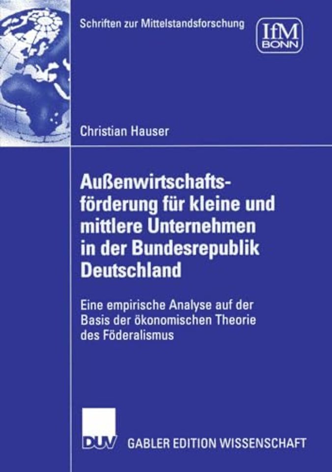 Außenwirtschaftsförderung für kleine und mittlere Unternehmen in der Bundesrepublik Deutschland