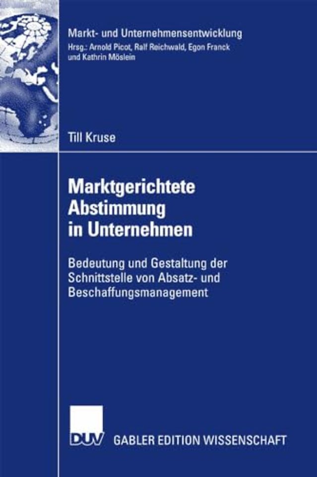 Marktgerichtete Abstimmung in Unternehmen