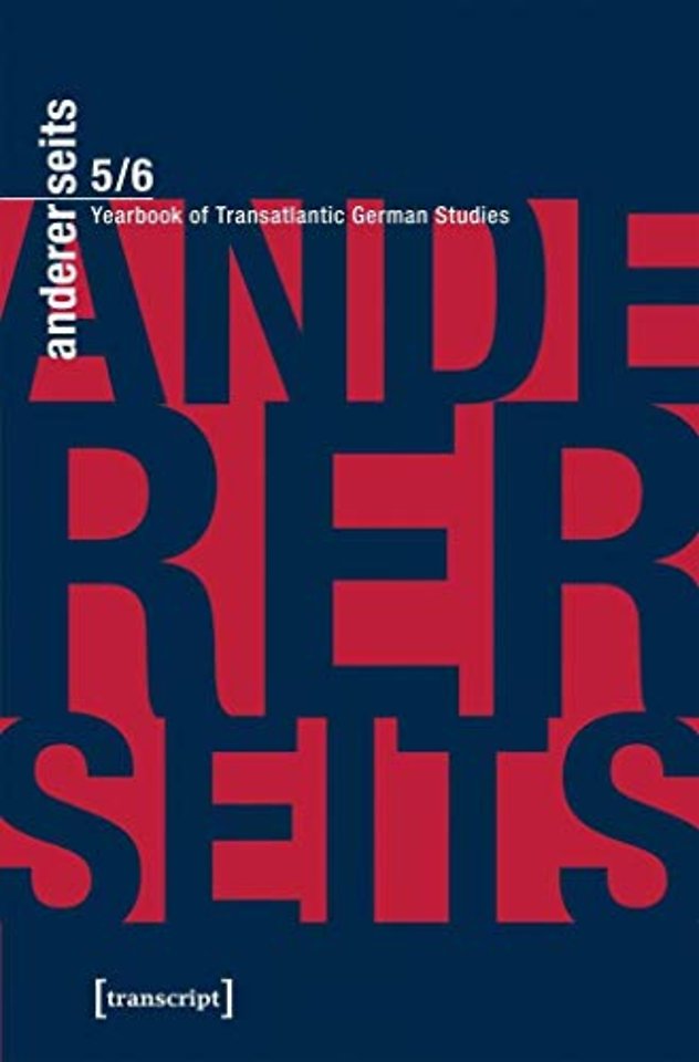 andererseits – Yearbook of Transatlantic German – Vol. 5, 2016