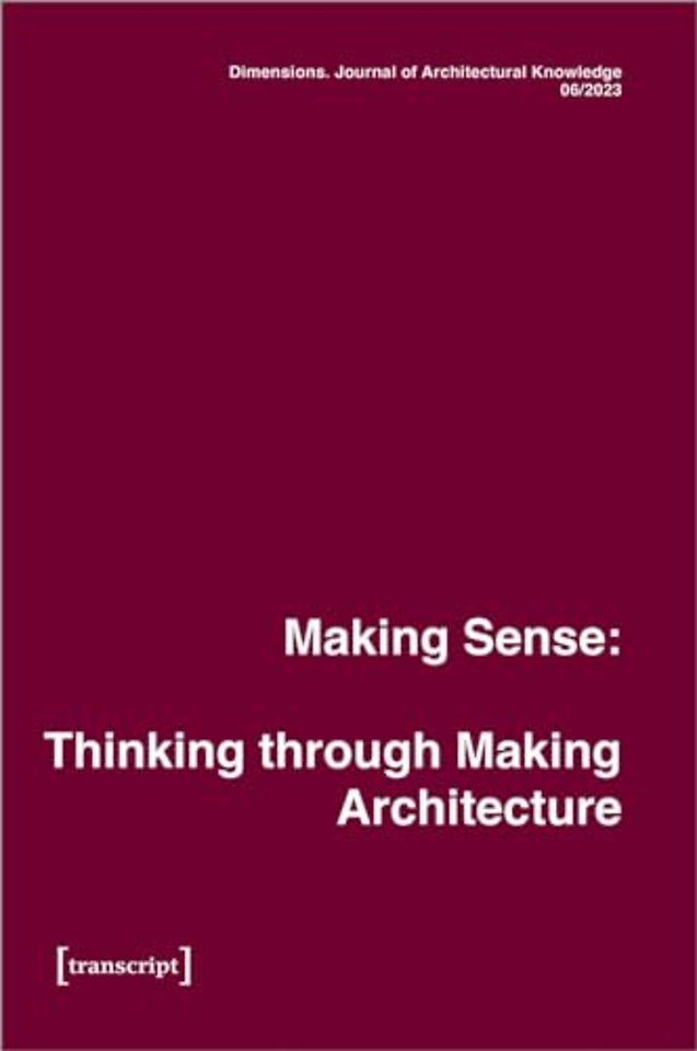 Dimensions. Journal of Architectural Knowledge
