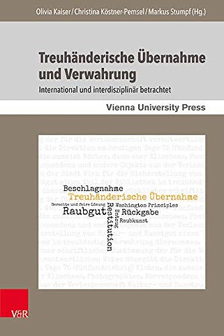 Treuhanderische Ubernahme und Verwahrung