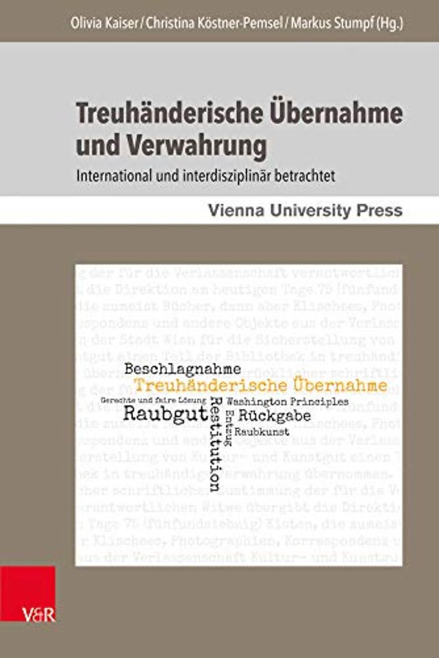 Treuhanderische Ubernahme und Verwahrung