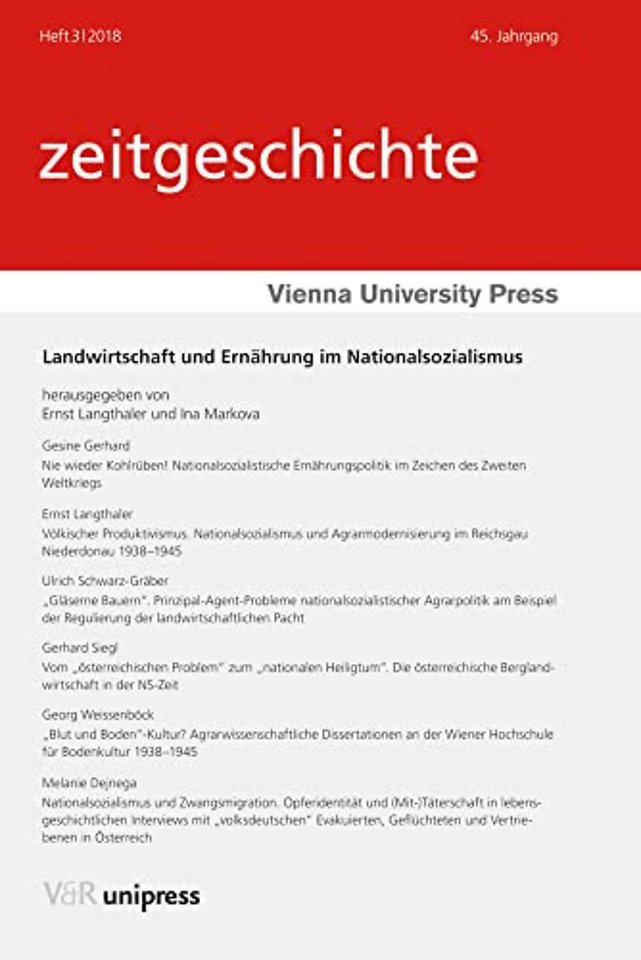 Landwirtschaft und Ernahrung im Nationalsozialismus