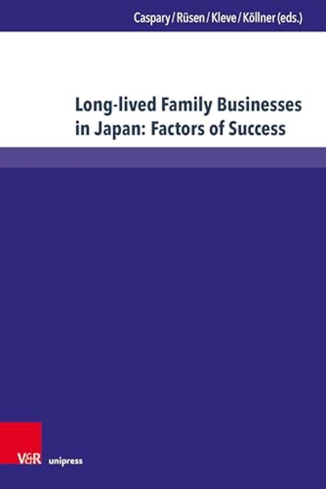 Long-lived Family Businesses in Japan: Factors of Success