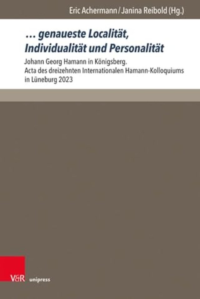 … genaueste Localitat, Individualitat und Personalitat