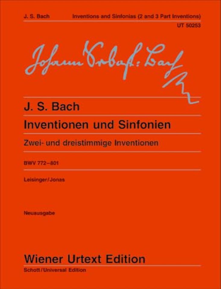 Inventions And Sinfonias BWV 772-801