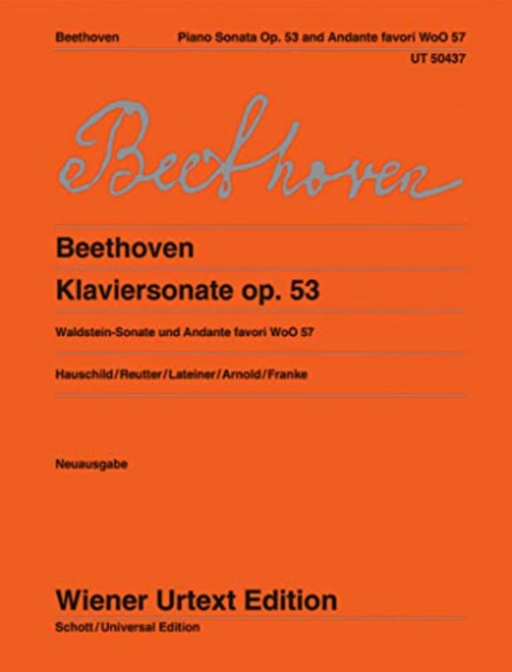 Klaviersonate (Waldstein-Sonate) und Andante favori