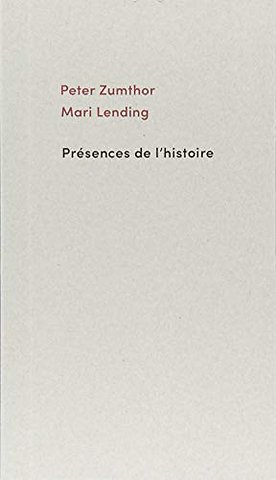Presences de l'histoire