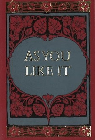 As You Like It Minibook