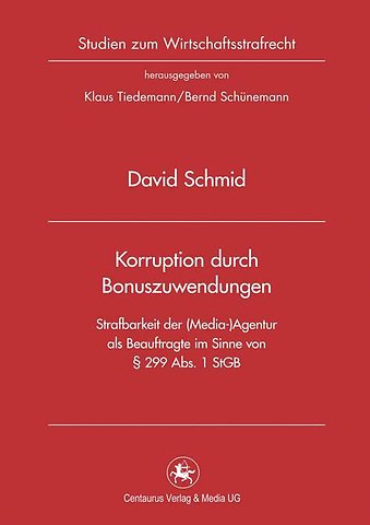 Korruption durch Bonuszuwendungen