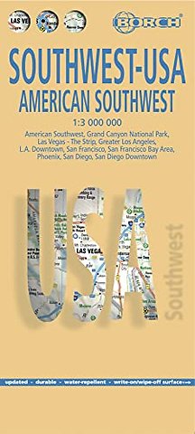 USA Southwest - American Southwest, Borch Map