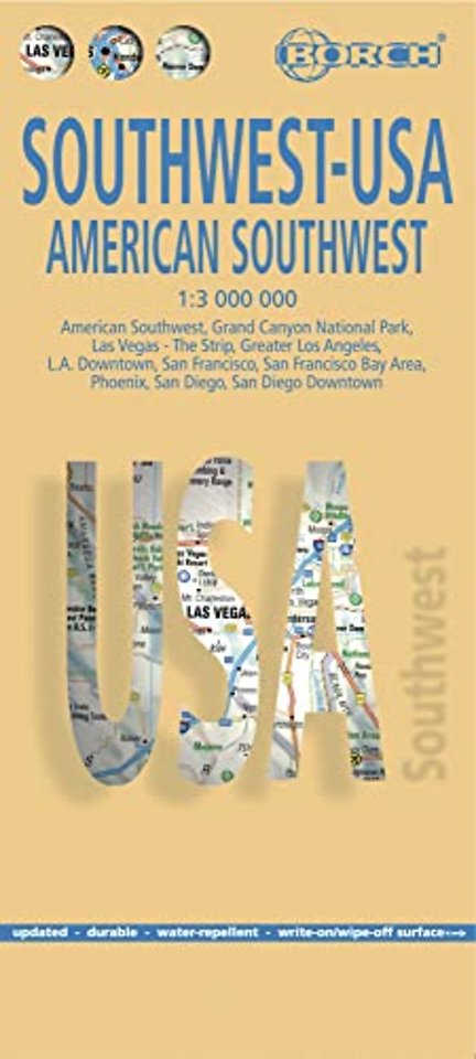 USA Southwest - American Southwest, Borch Map
