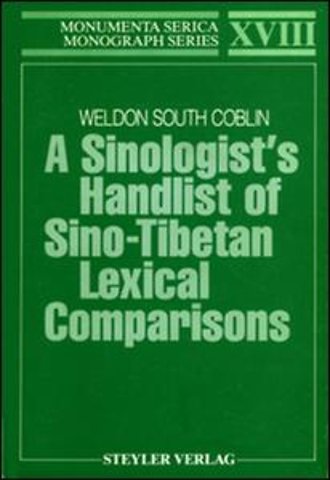 Sinologists Handlist of Sino-Tibetan Lexical Comparisons
