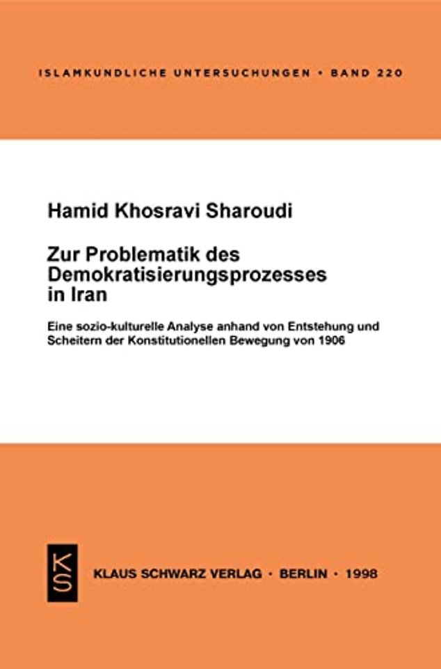 Zur Problematik des Demokratisierungsprozesses i – Eine sozio–kulturelle Analyse anhand von Entstehung und Scheitern der Konstitutionellen Bew