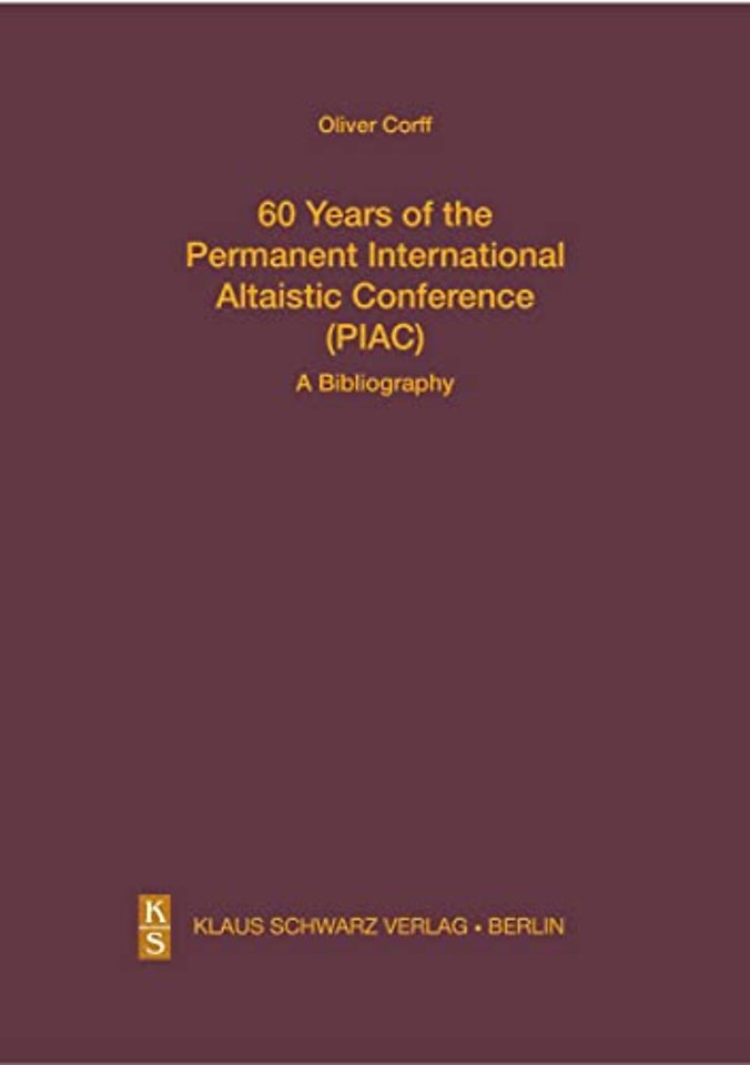60 Years of the Permanent International Altaisti – A Bibliography