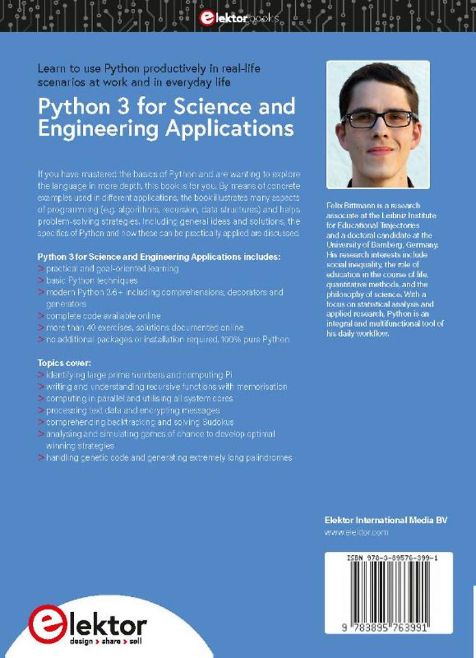 Python 3 for Science and Engineering Applications