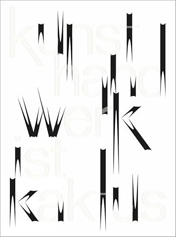 Kunsthandwerk ist Kaktus