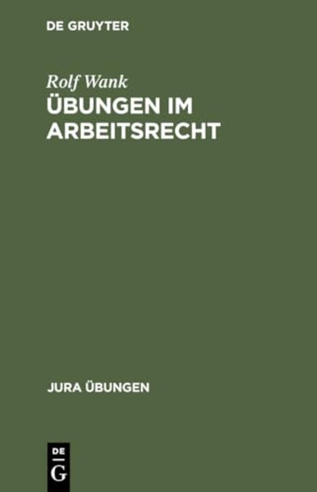 Übungen im Arbeitsrecht