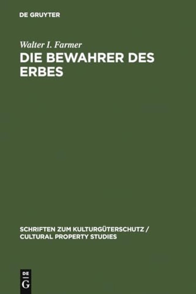 Die Bewahrer des Erbes – Das Schicksal deutscher Kulturgüter am Ende des Zweiten Weltkrieges