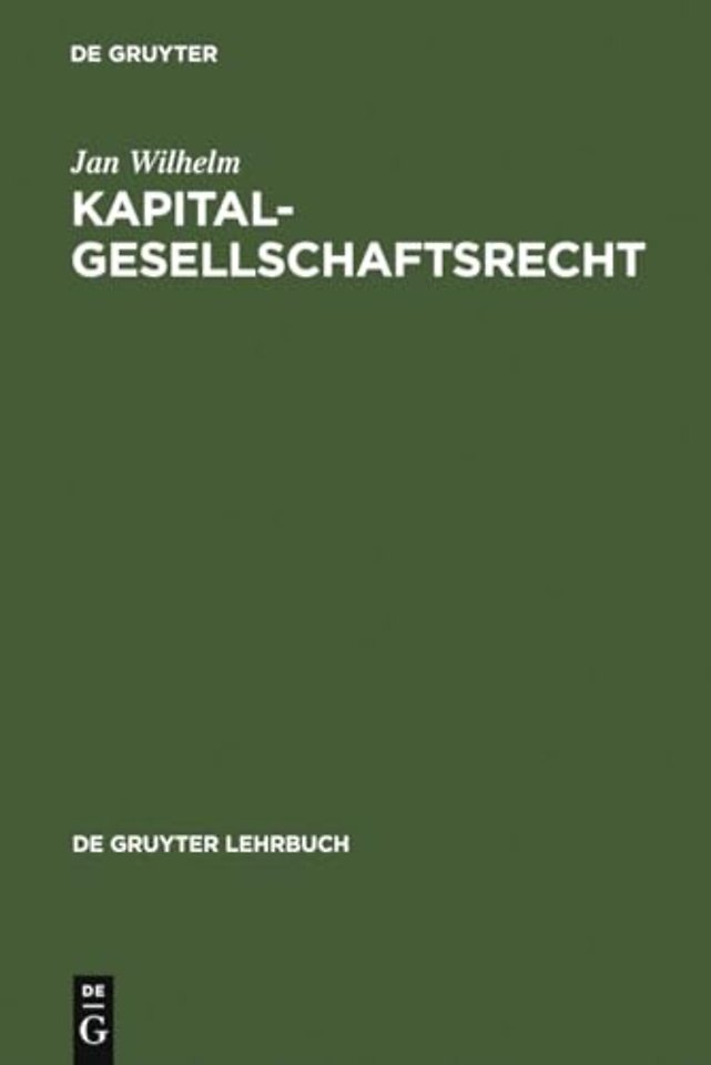 Kapitalgesellschaftsrecht