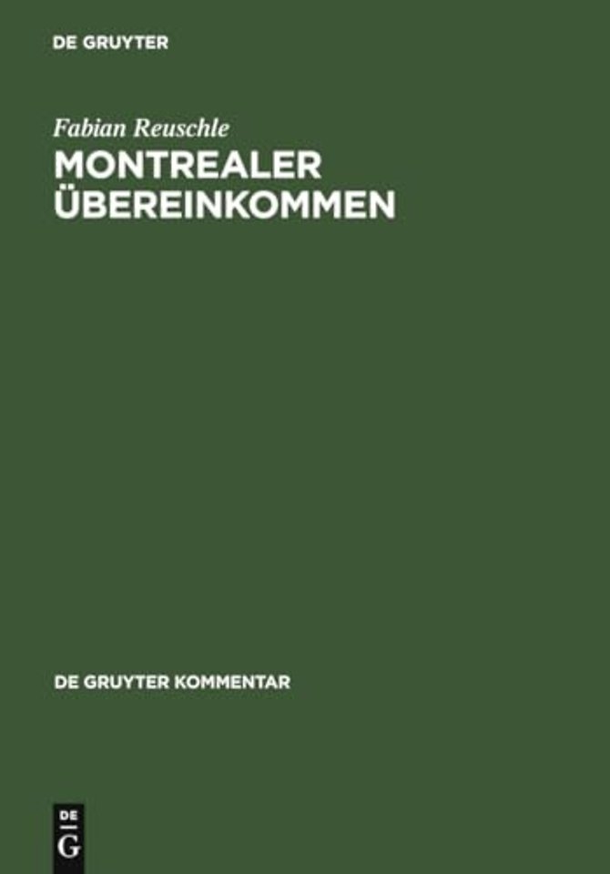 Montrealer Übereinkommen – Übereinkommen zur Vereinheitlichung bestimmter Vorschriften über die Beförderung im internationalen Luftverkehr. Ko