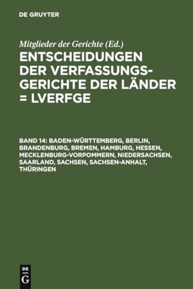 Baden–Württemberg, Berlin, Brandenburg, Bremen, – 1.1. bis 31.12.2003