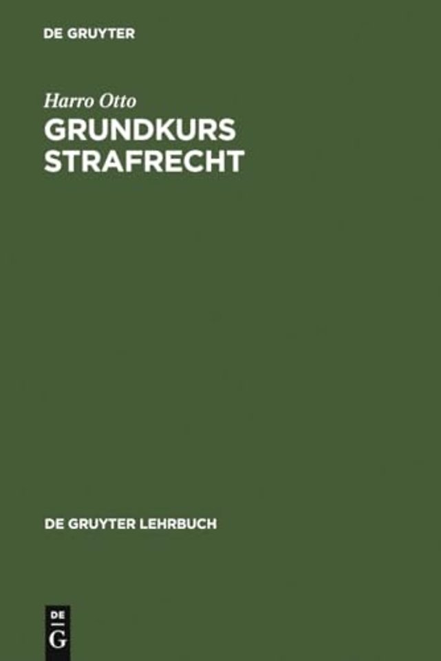 Grundkurs Strafrecht; Die einzelnen Delikte