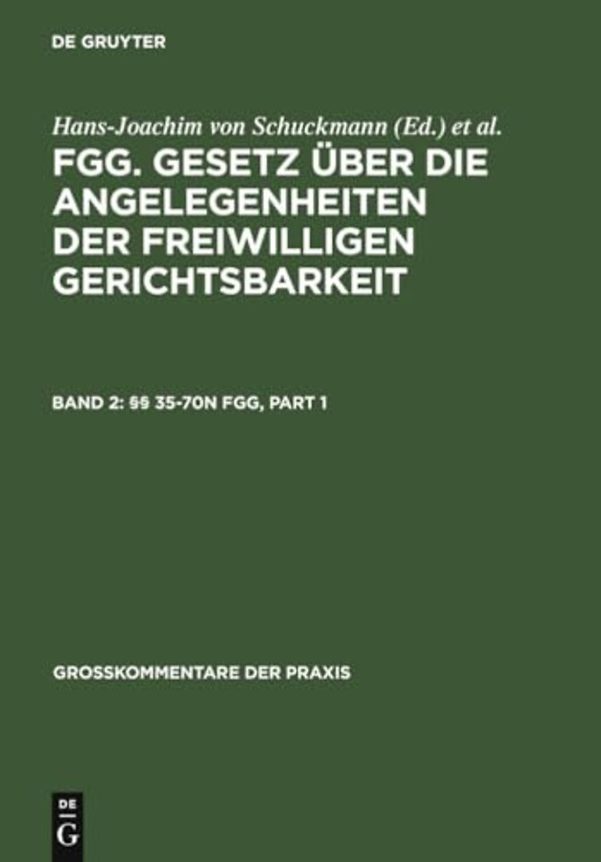 §§ 35–70n FGG