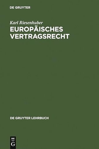 Europäisches Vertragsrecht