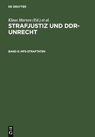 MfS–Straftaten