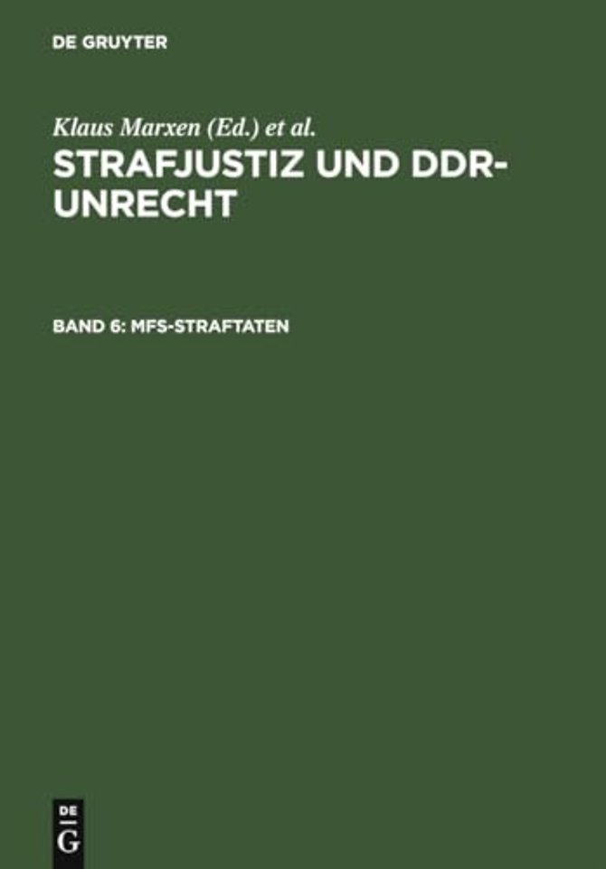 MfS–Straftaten