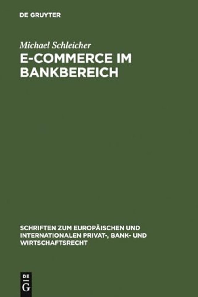 E–Commerce im Bankbereich