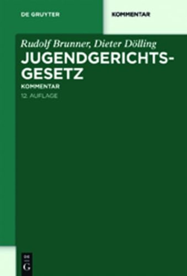 Jugendgerichtsgesetz – Kommentar