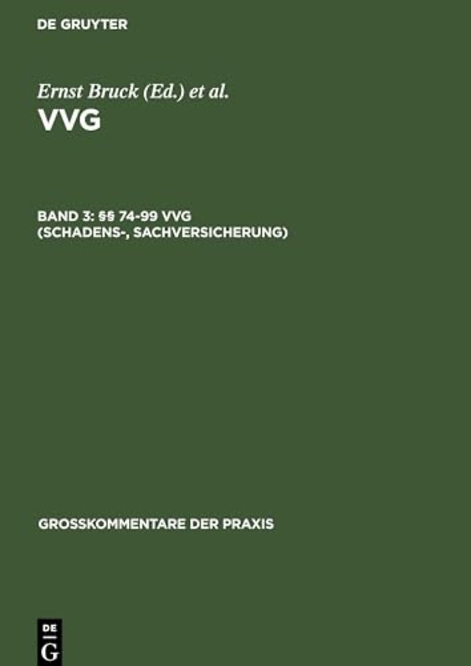 §§ 74–99 Vvg