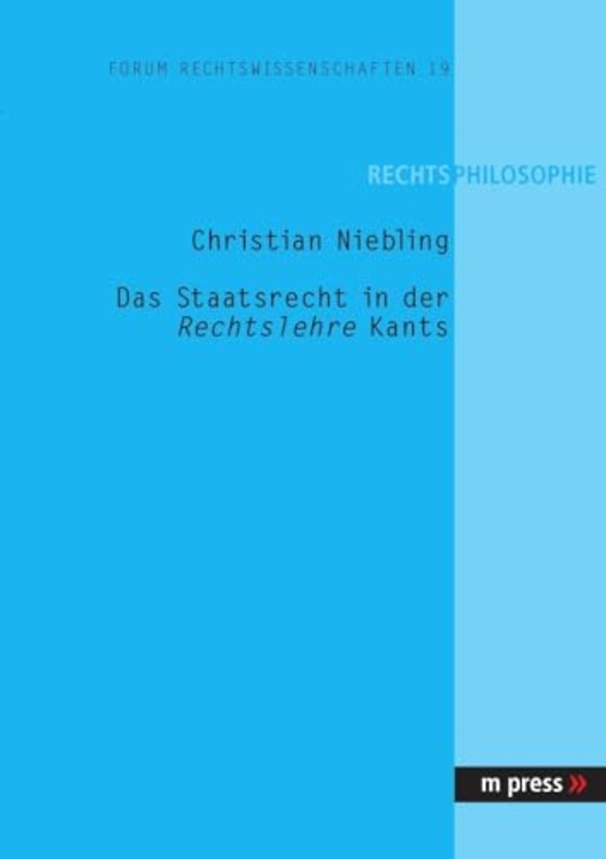 Das Staatsrecht in Der Rechtslehre Kants