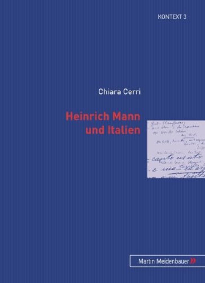 Heinrich Mann Und Italien