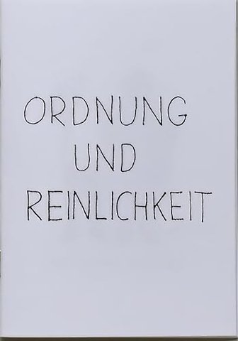 Ordnung und Reinlichkeit