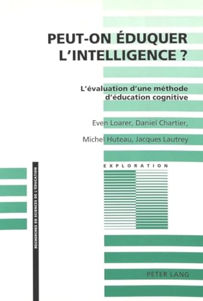 Peut-on eduquer l'intelligence?