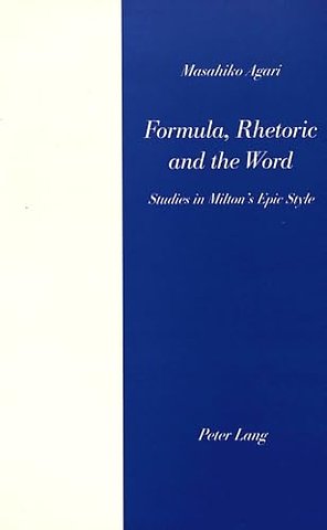 Formula, Rhetoric and the Word